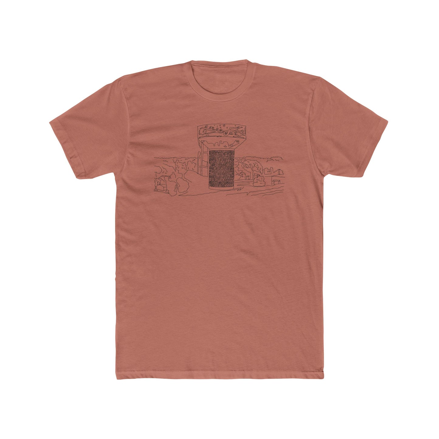 T-Shirt — Vintage Fargo Water tower Sketch Tee